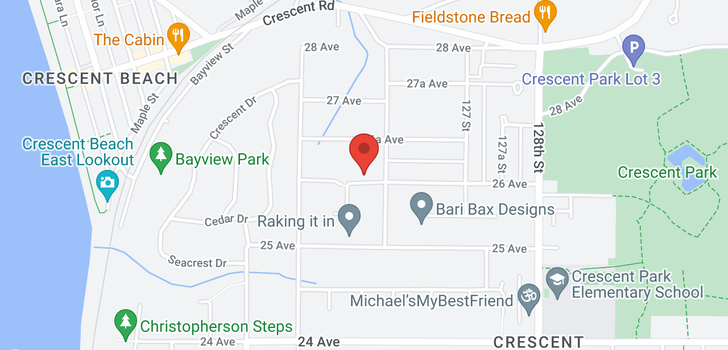 map of 12569 26TH AVENUE